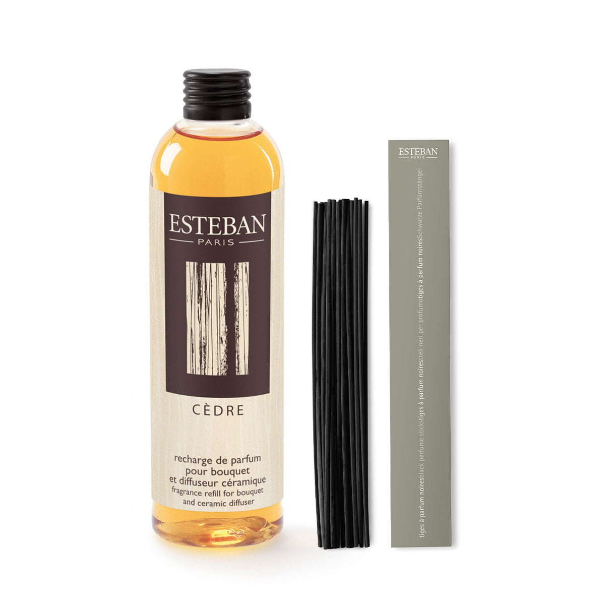 Esteban Cèdre Diffuser Refill +Reeds: Official Stockist