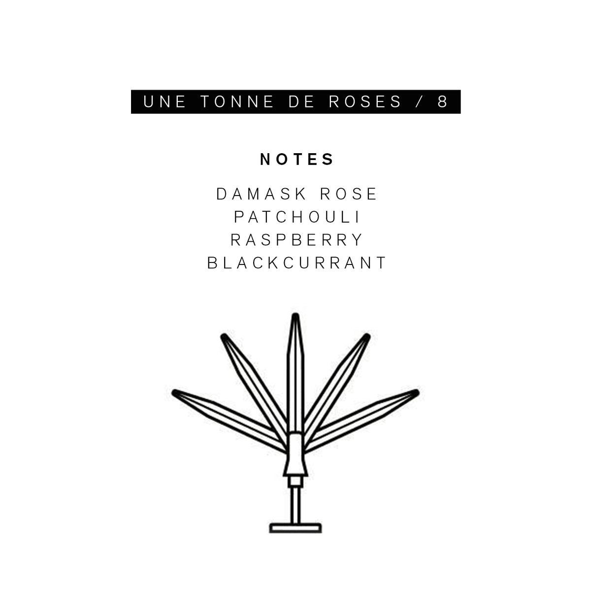 Sample Vial - Parle Moi Une Tonne de Roses / 8 Eau de Parfum