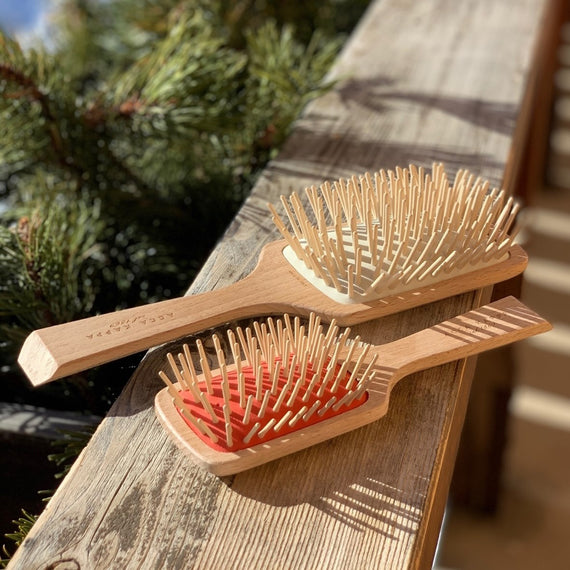 Acca Kappa Beechwood Cortina Hair Brush