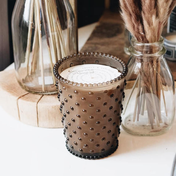 Simpatico Cocoa Almond Hobnail 100hr Candle - FEW REMAIN!