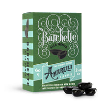 Amarelli Barchette Mint Soft Liquorice in Box (Dark Green) - 60g