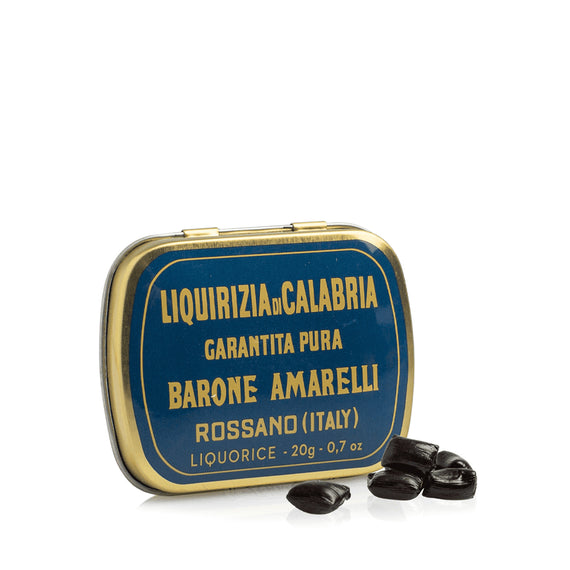 Amarelli Pure Liquorice in Tin (Barone) - 20g