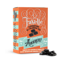 Amarelli Favette Clementine Liquorice in Box (Dark Orange) - 60g