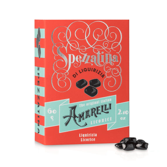 Amarelli Spezzatina Pure Liquorice in Box (Red) - 60g