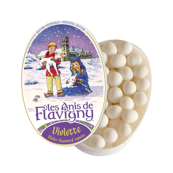 Anis de Flavigny Medieval Tin - Violet Pastilles