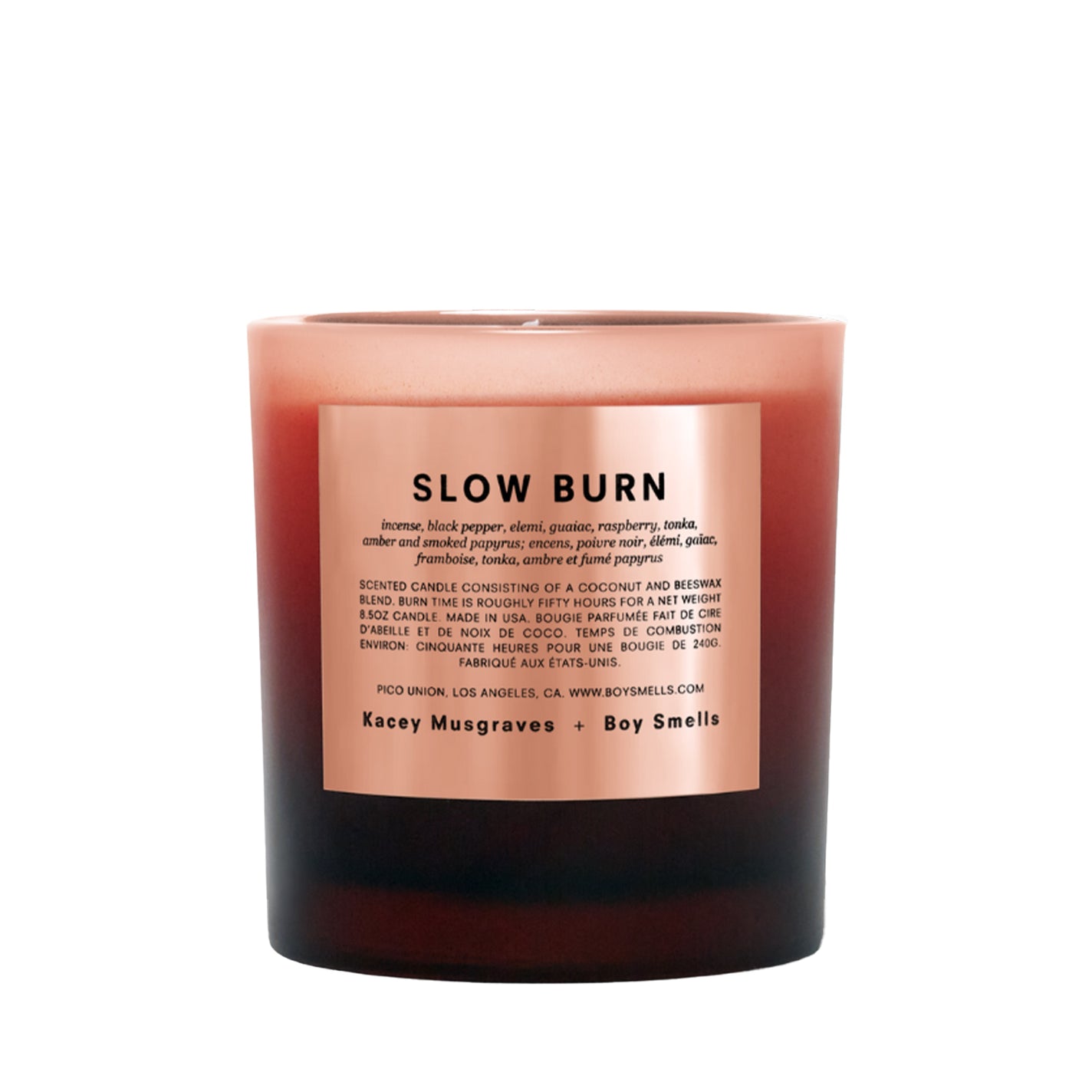 Boy Smells Slow Burn Standard Candle