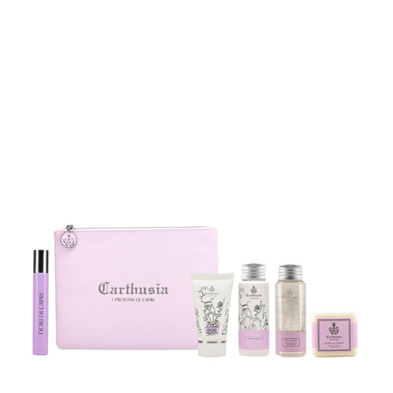 CARTHUSIA Fiori di Capri Travel Kit 'Pochette' - Value $125