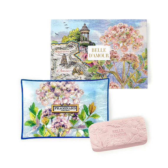 Fragonard Belle d'Amour Perfumed Soap & Dish Set