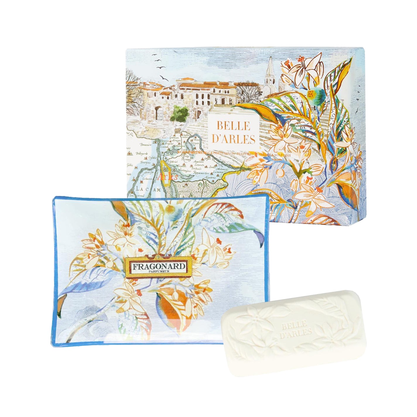 Fragonard Belle D'Arles Perfumed Soap & Dish Set