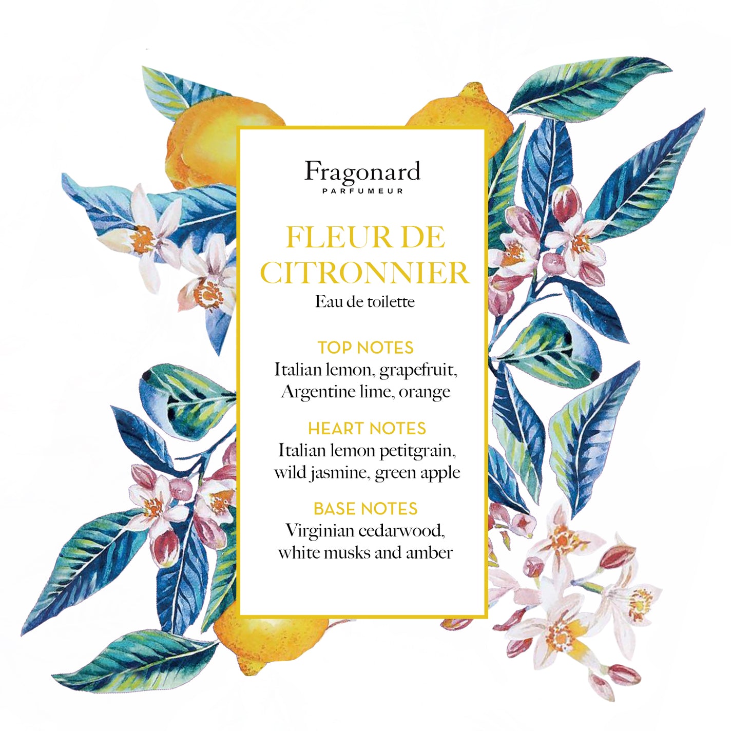 Fragonard Fleur de Citronnier Eau de Toilette