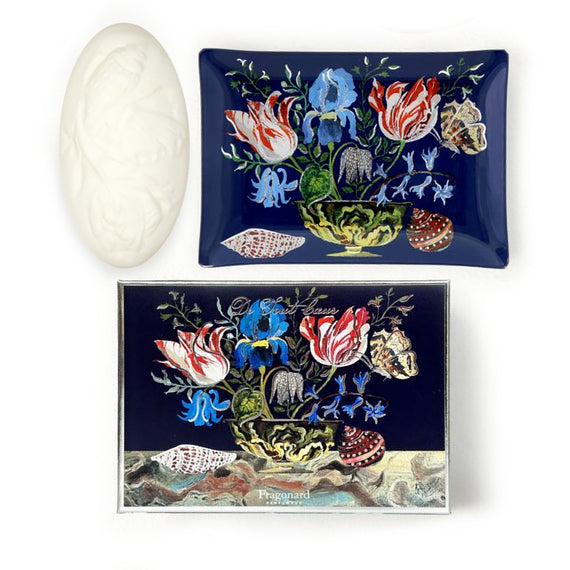 Fragonard De Tout Coeur Perfumed Soap & Dish Set - Ltd Edition