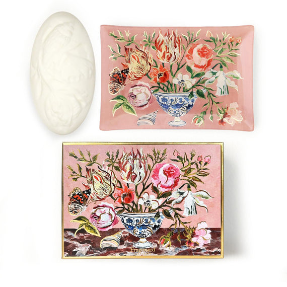 Fragonard Moment Volé Perfumed Soap & Dish Set - Ltd Edition