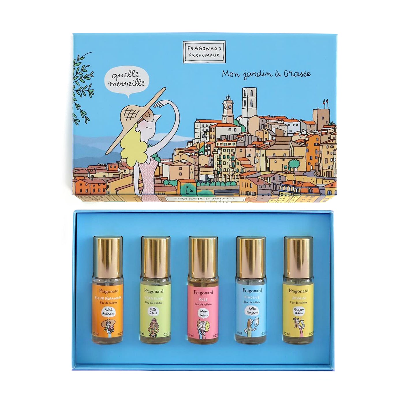 Fragonard Mon Jardin à Grasse EDT Gift Set 5 x 10ml