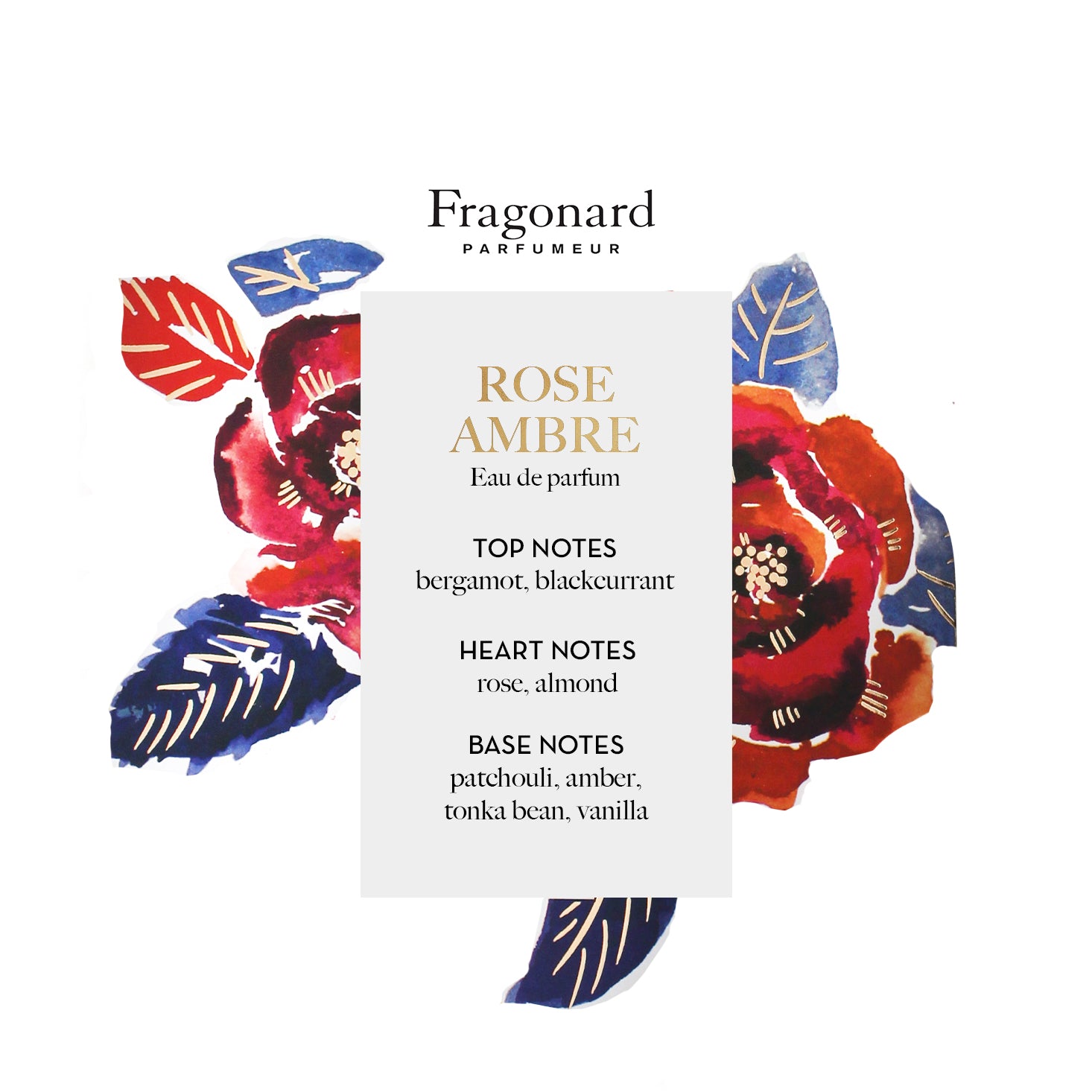 Sample Vial - Fragonard Rose Ambre Eau de Parfum: Official Stockist