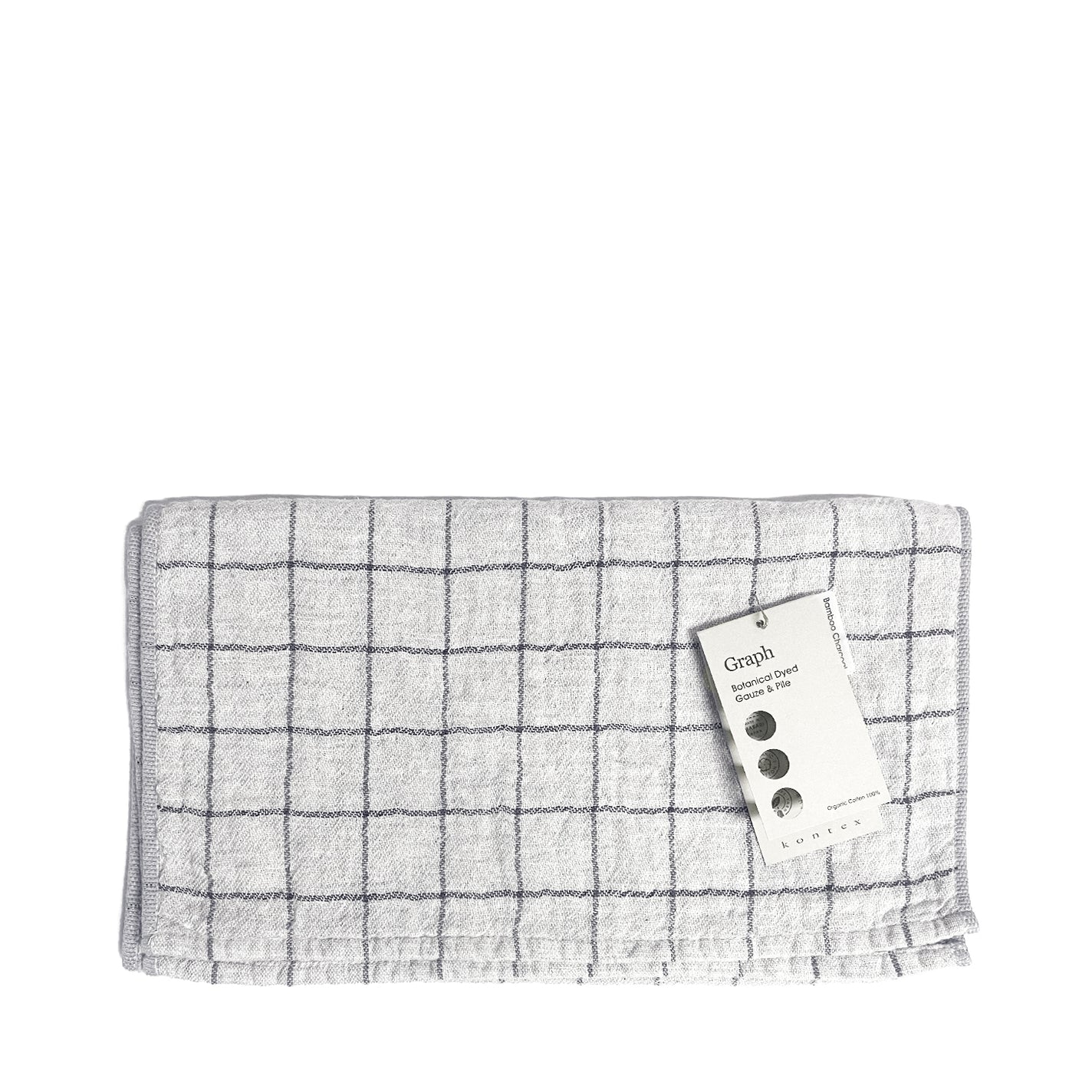 Kontex Graph Hand Towel - Charcoal