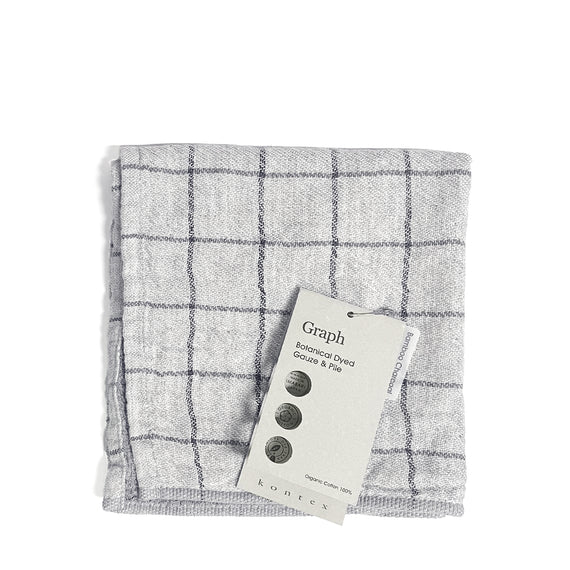 Kontex Graph Face Cloth - Charcoal