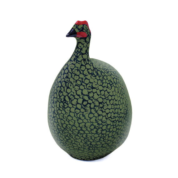 Pintade (Guinea Fowl) Large - Cobalt Speckled Sage