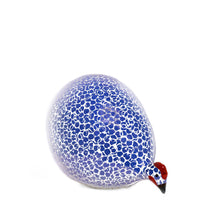 Pintade (Guinea Fowl) Pecking - Blue