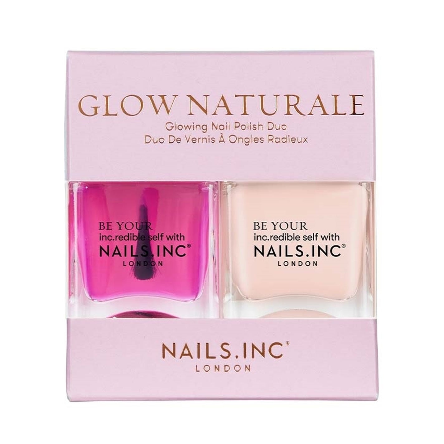 Nails.INC Glow Naturale Glowing Nail Polish Duo