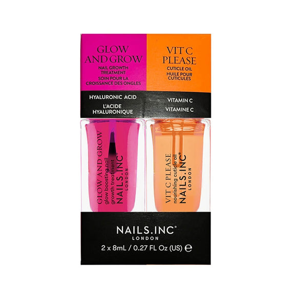 Nails.INC Mini Duo Glow Grow / Vitamin C