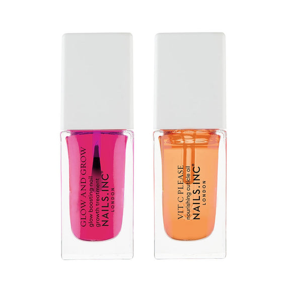 Nails.INC Mini Duo Glow Grow / Vitamin C