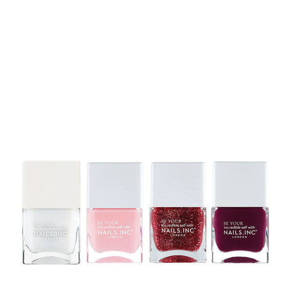 Nails.INC Red Velvet Please Nail Polish Set