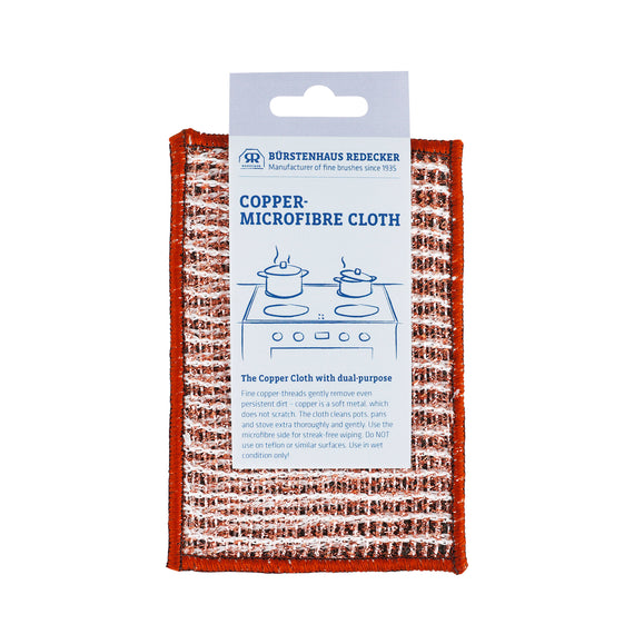 Redecker Copper Microfibre Cloth - Grey