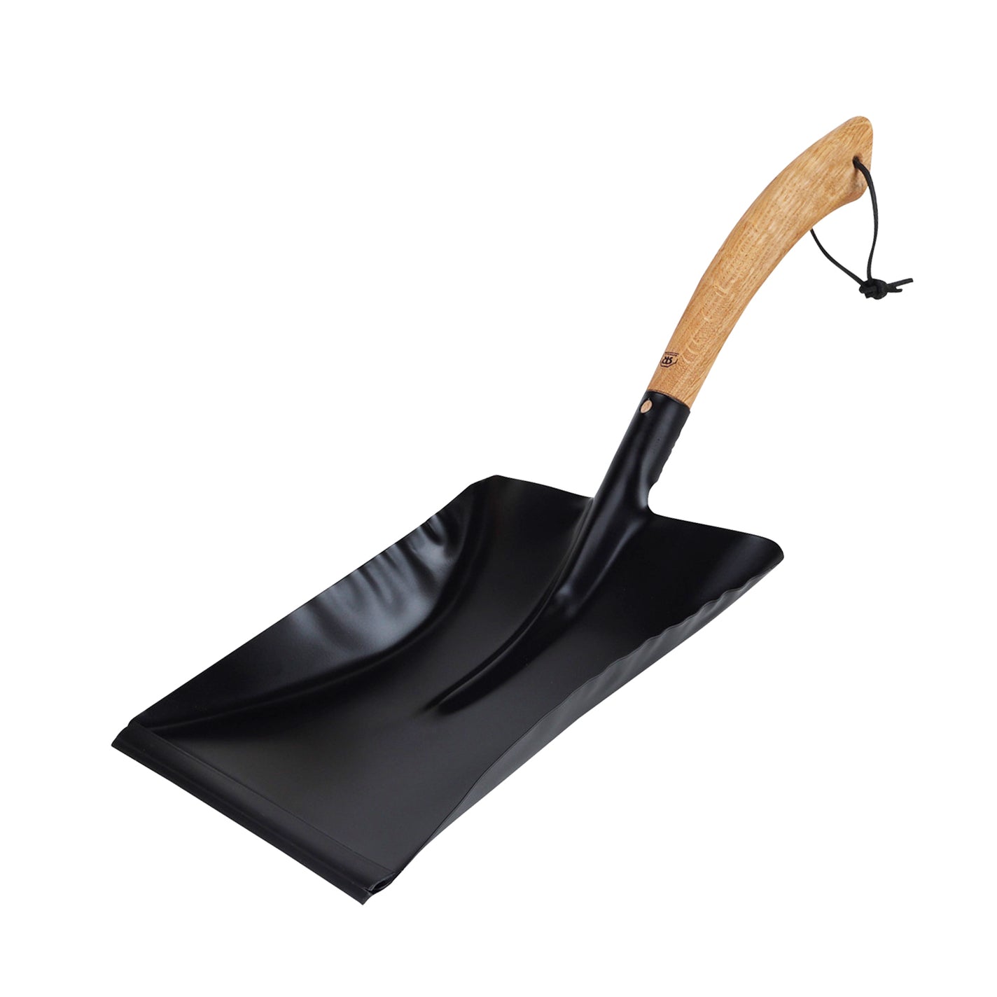 Redecker Dust Pan - Black with Oak Handle