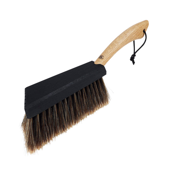 Redecker Hand Brush - Black with Oak Handle