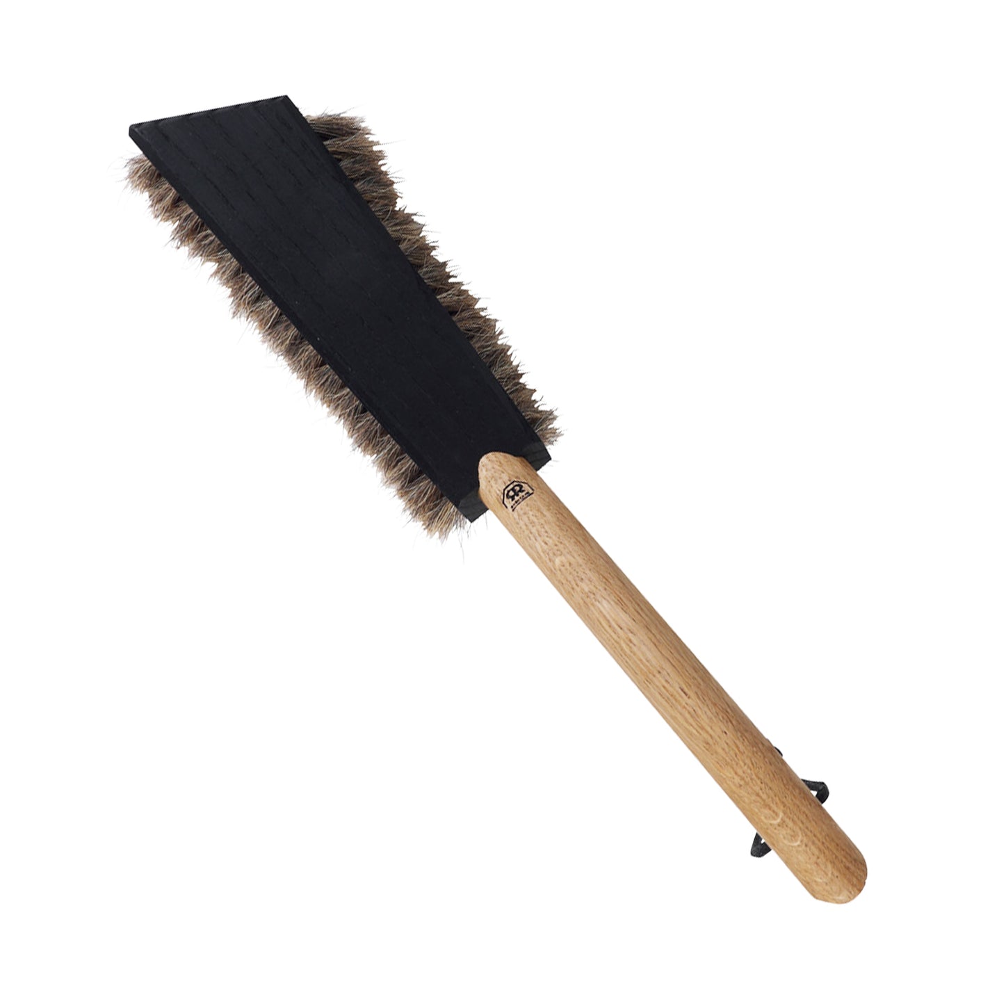 Redecker Hand Brush - Black with Oak Handle