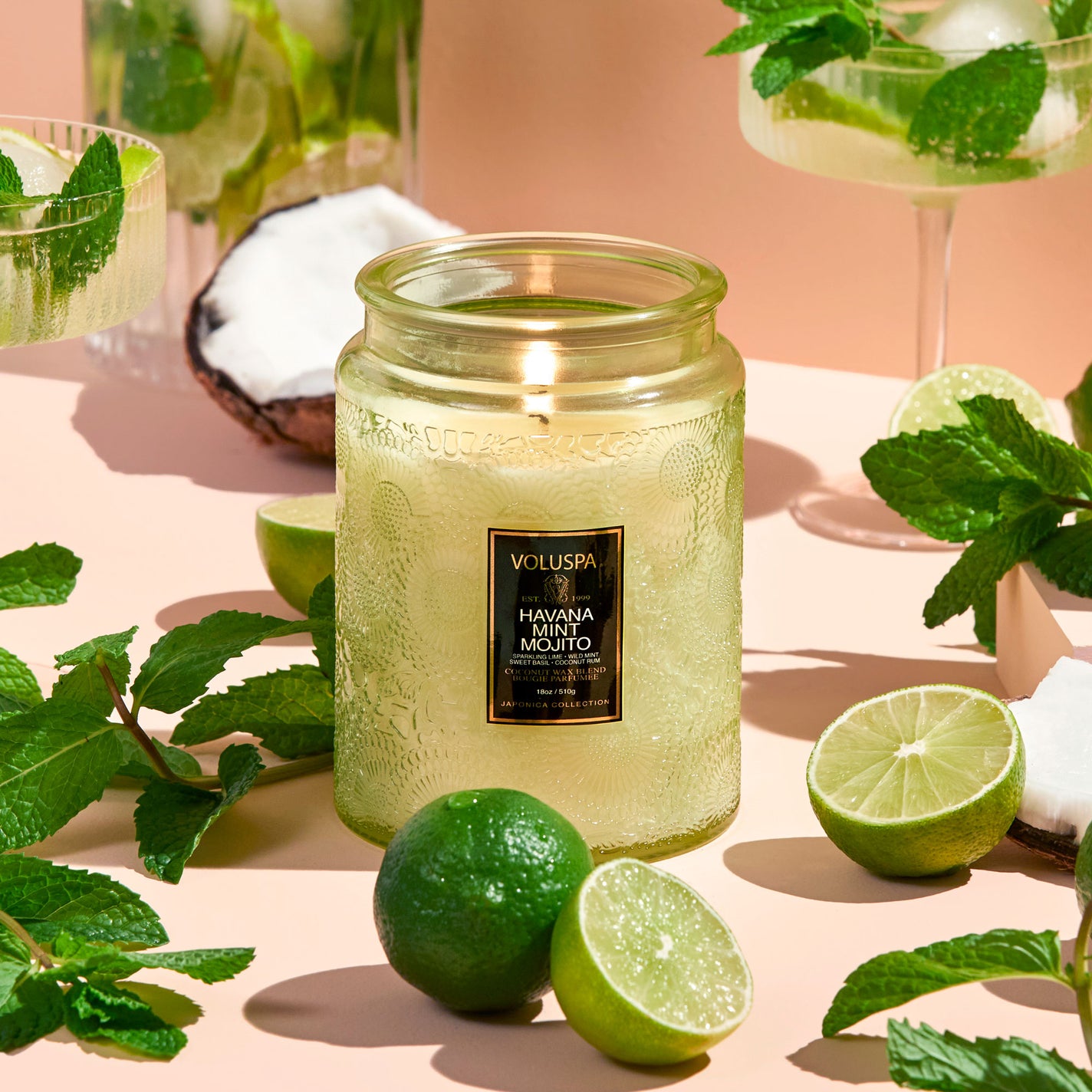 VOLUSPA Havana Mint Mojito 100hr Candle