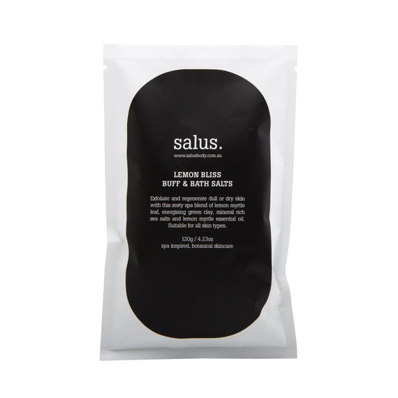 Salus Buff & Bath Salt Sachet - Lemon Bliss