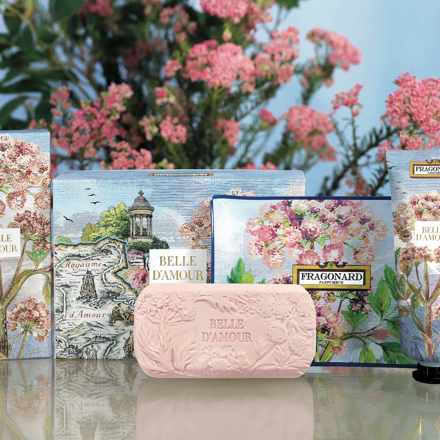 Fragonard Belle d'Amour Perfumed Soap & Dish Set