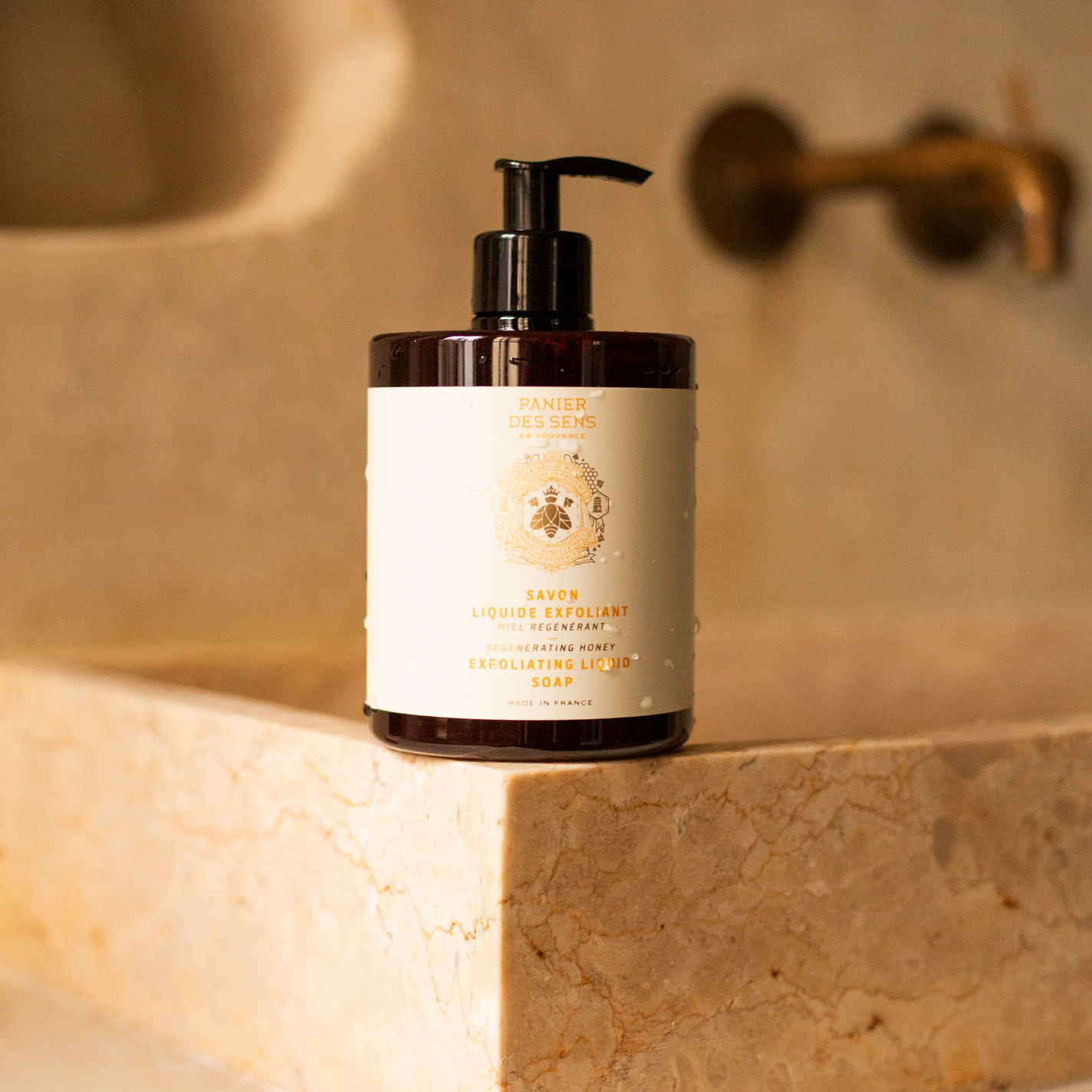 Panier des Sens Organic Honey Exfoliating Liquid Soap