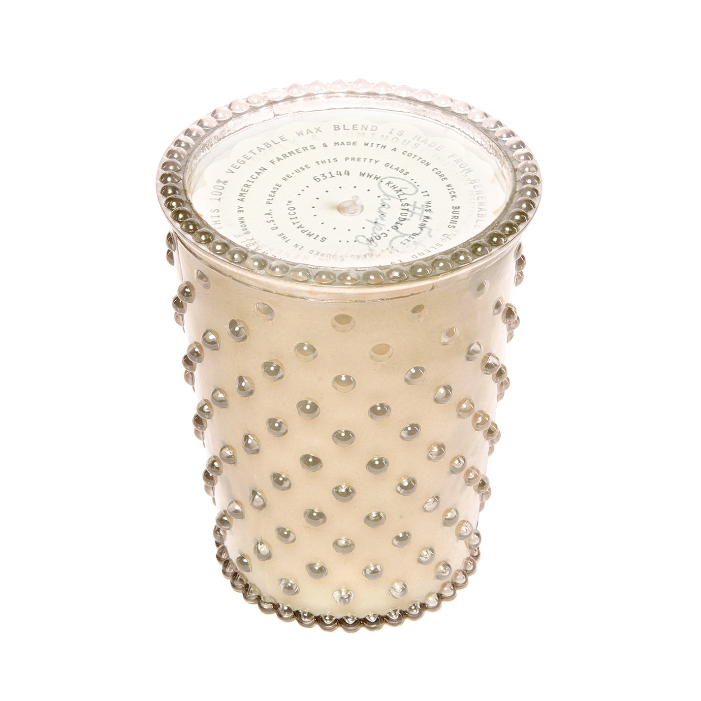 Simpatico Champagne Hobnail 100hr Candle