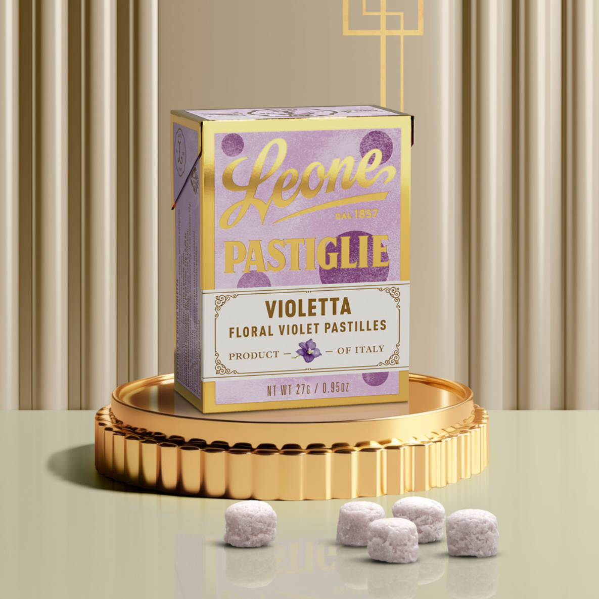 Pastiglie Leone Floral Violet