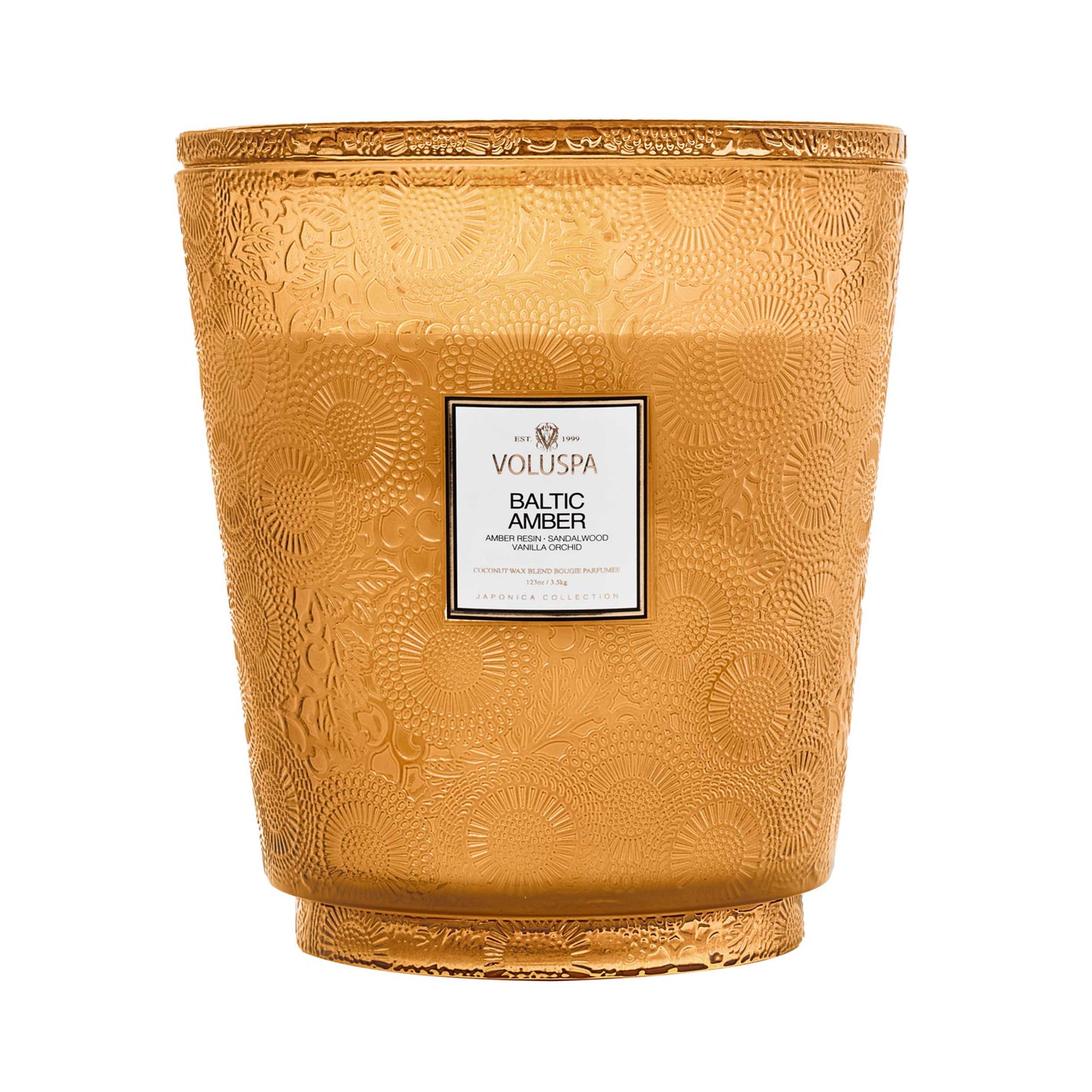 VOLUSPA Baltic Amber 250hr/3.5kg Hearth Candle