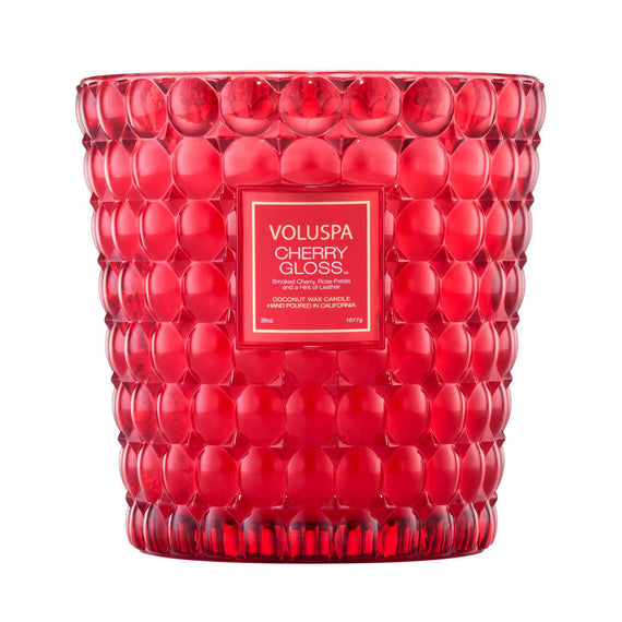 VOLUSPA Cherry Gloss 3 Wick Hearth