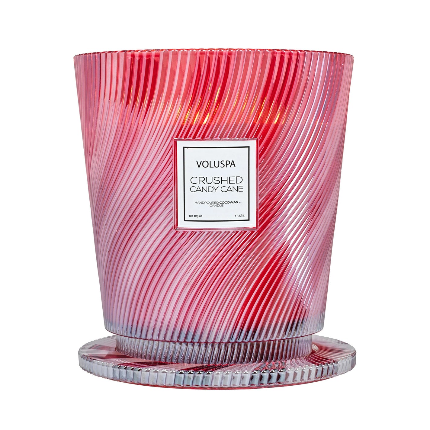 VOLUSPA Crushed Candy Cane 250hr/3.5kg Hearth Candle