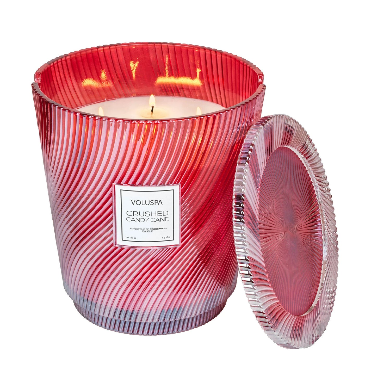 VOLUSPA Crushed Candy Cane 250hr/3.5kg Hearth Candle