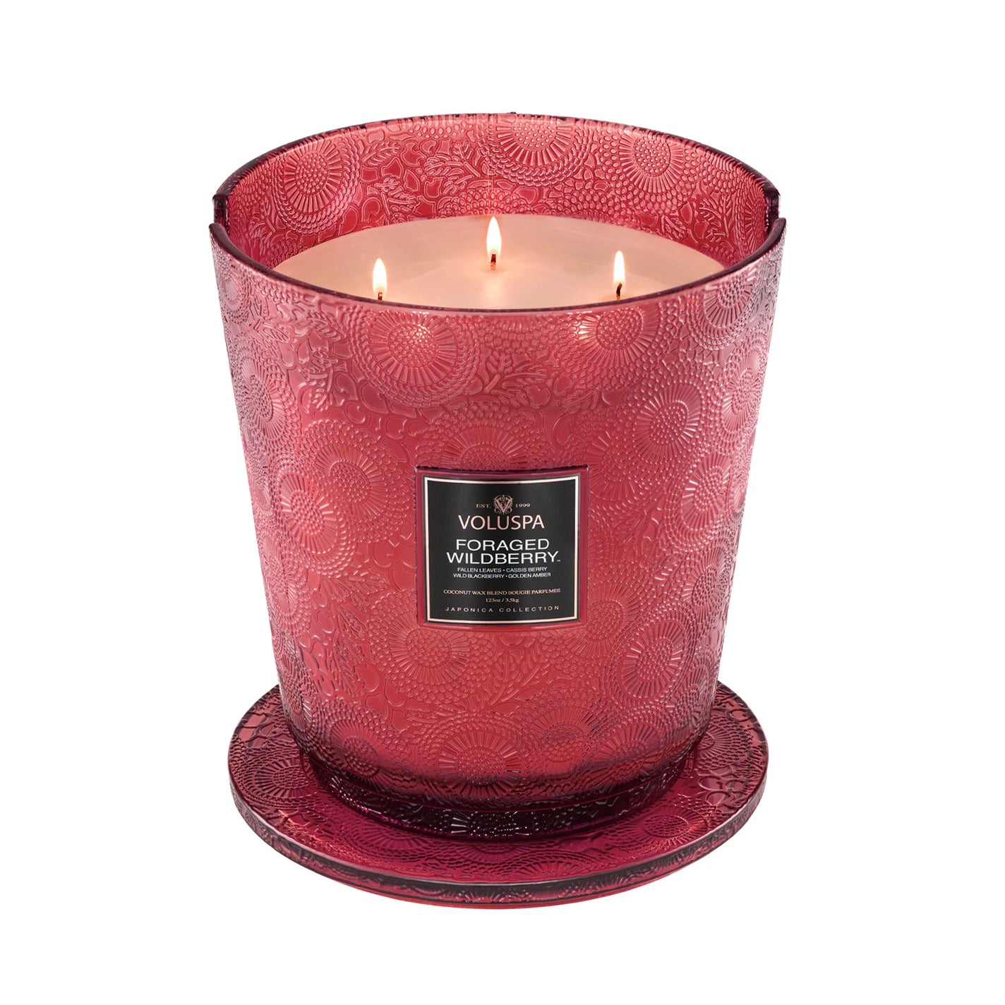 VOLUSPA Foraged WiIldberry 250hr/3.5kg Hearth Candle