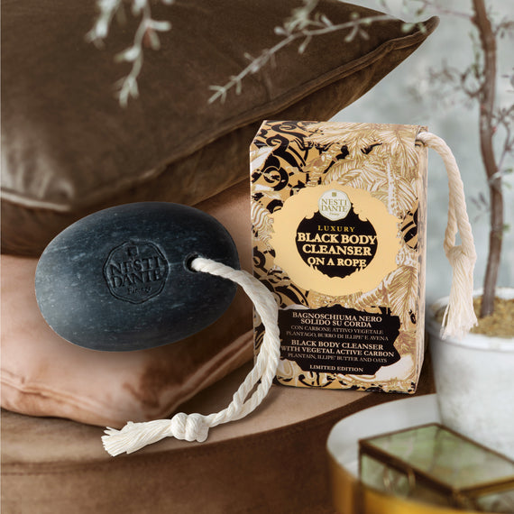 Nesti Dante Luxury Black Soap On A Rope