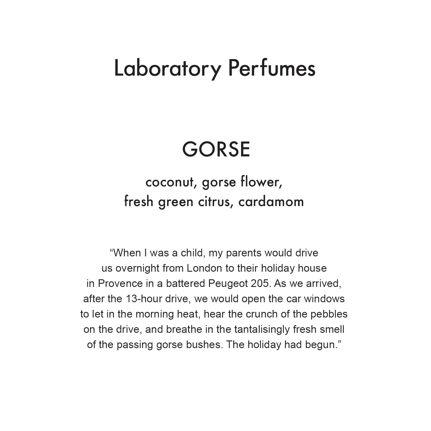 Gorse perfume online