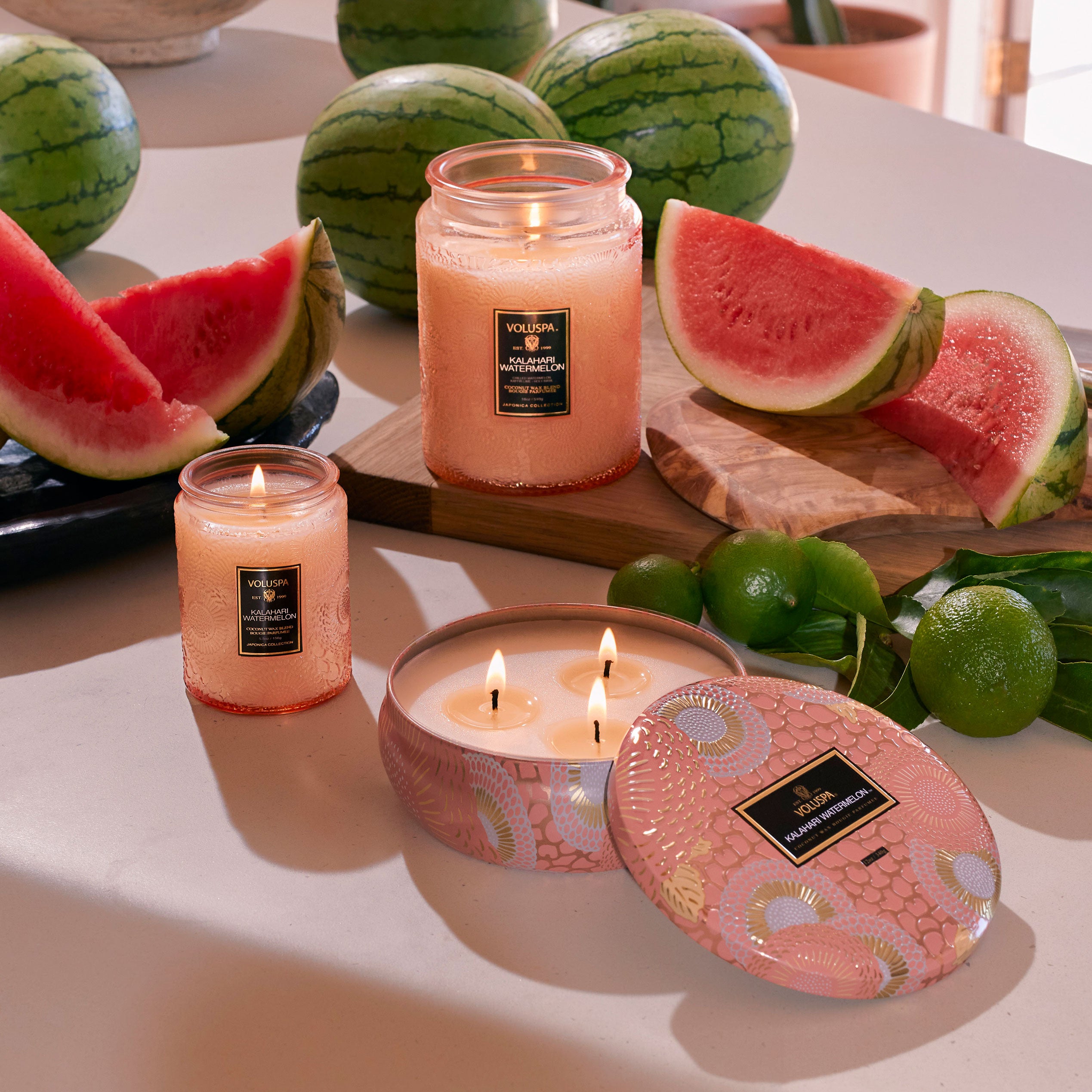 Watermelon candle on sale