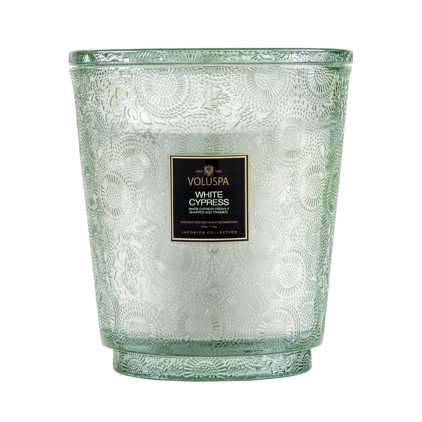 VOLUSPA White Cypress 250hr/3.5kg Hearth Candle